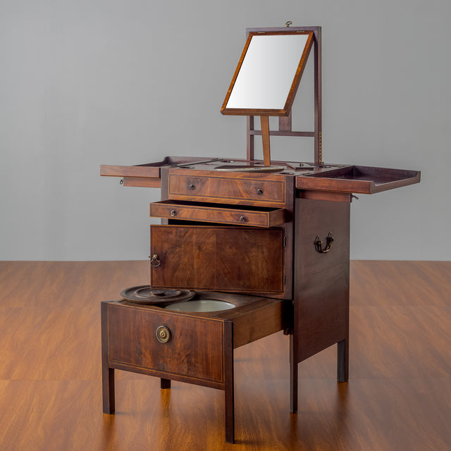 Georgian Mahogany Toilet & Wash Stand (18th century)